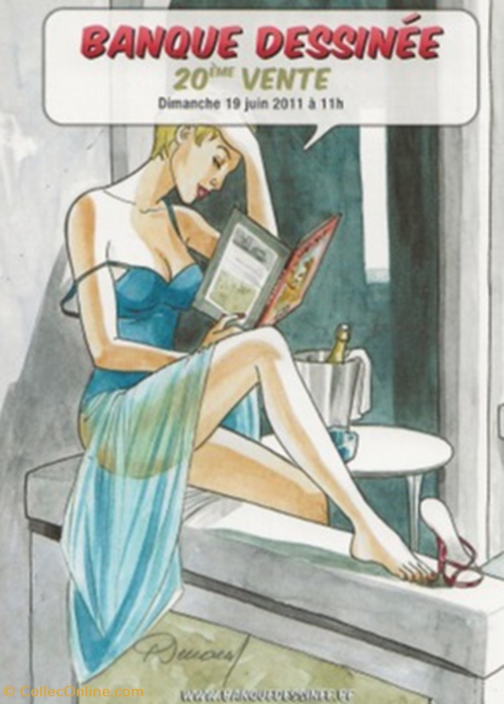 Banque Dessinée 20 cartes postales bande banque dessinee 20