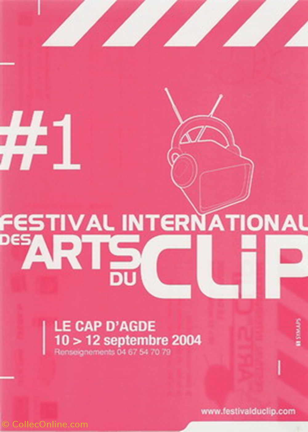 cartes postales autres le cap agde festival international des arts du clip 2004