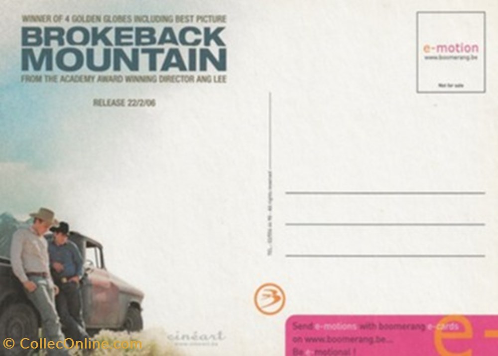 cartes postales autres brokeback mountain