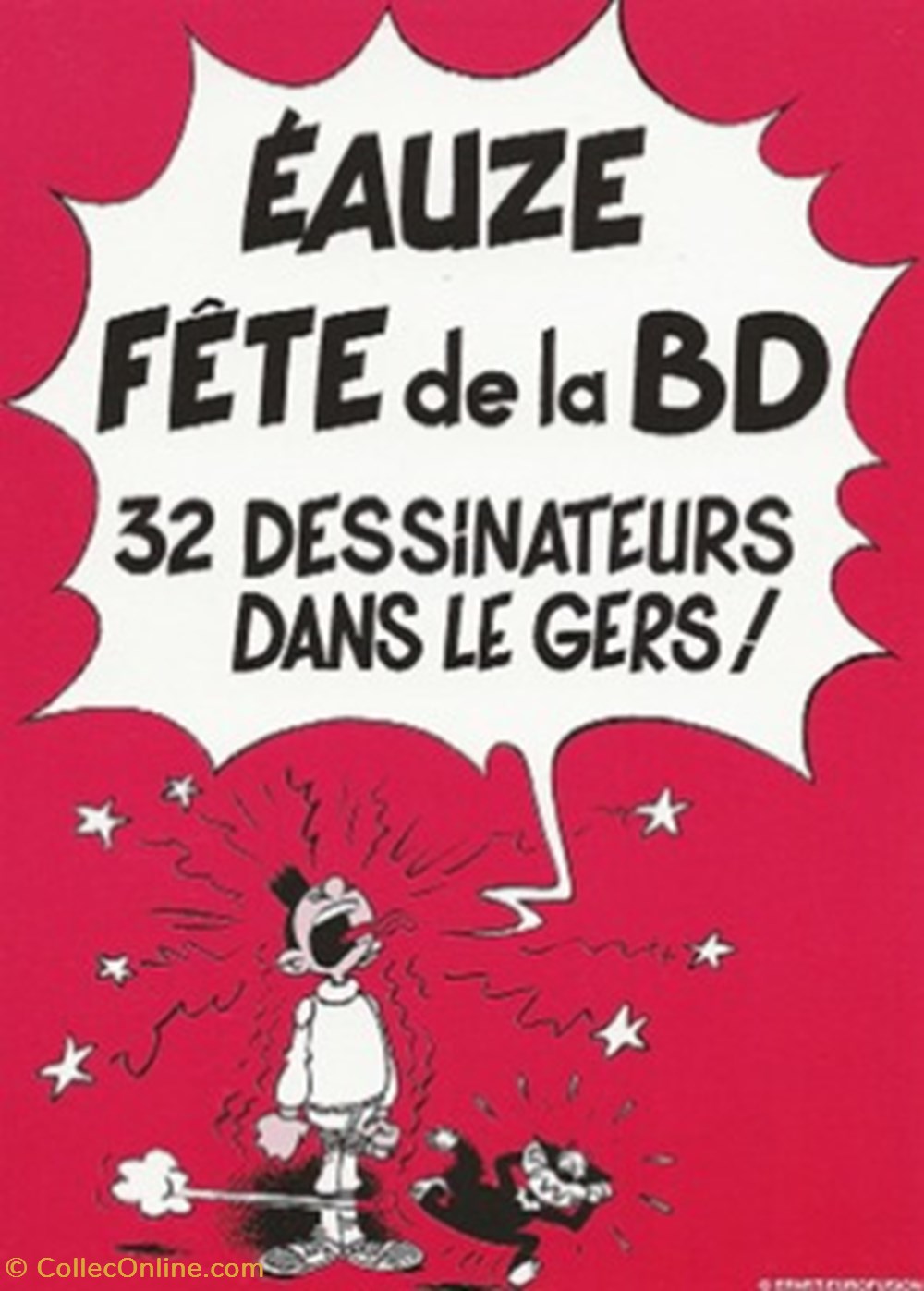 cartes postales bande dessinee eauze 32 1998