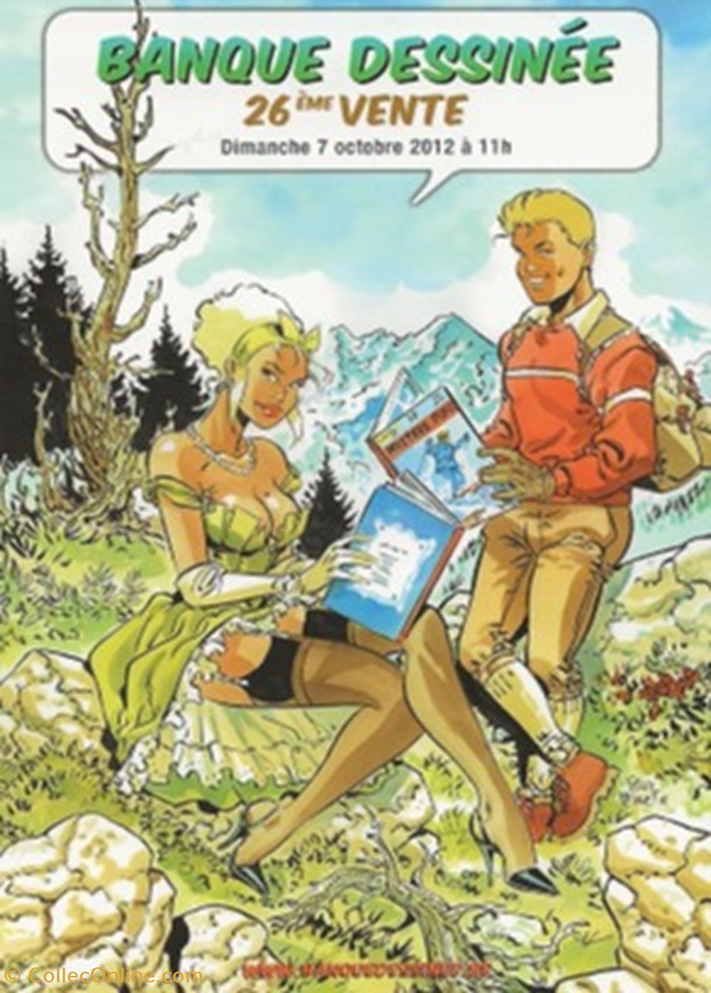 Banque Dessinée 26 cartes postales bande banque dessinee 26