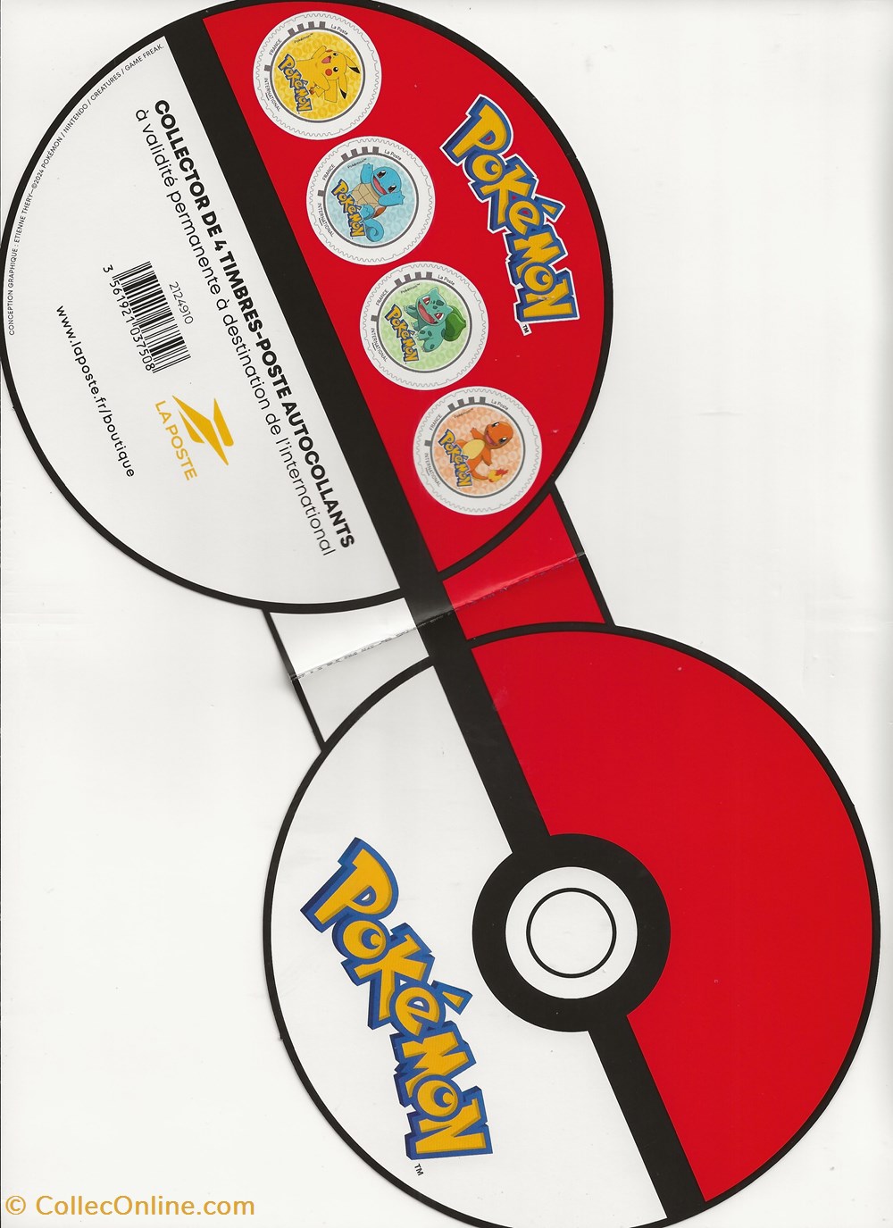timbres zzz 2024 feuillet pokemon