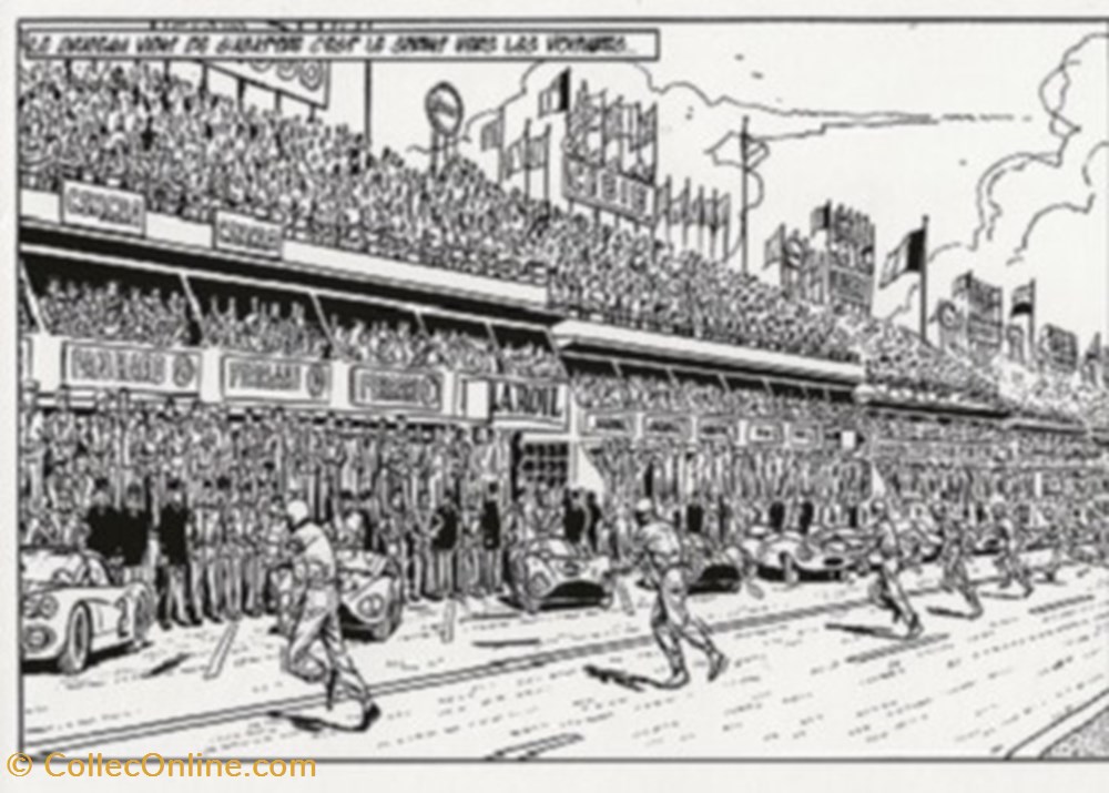 Michel Vaillant 2015 cartes postales bande dessinee michel vaillant 2015