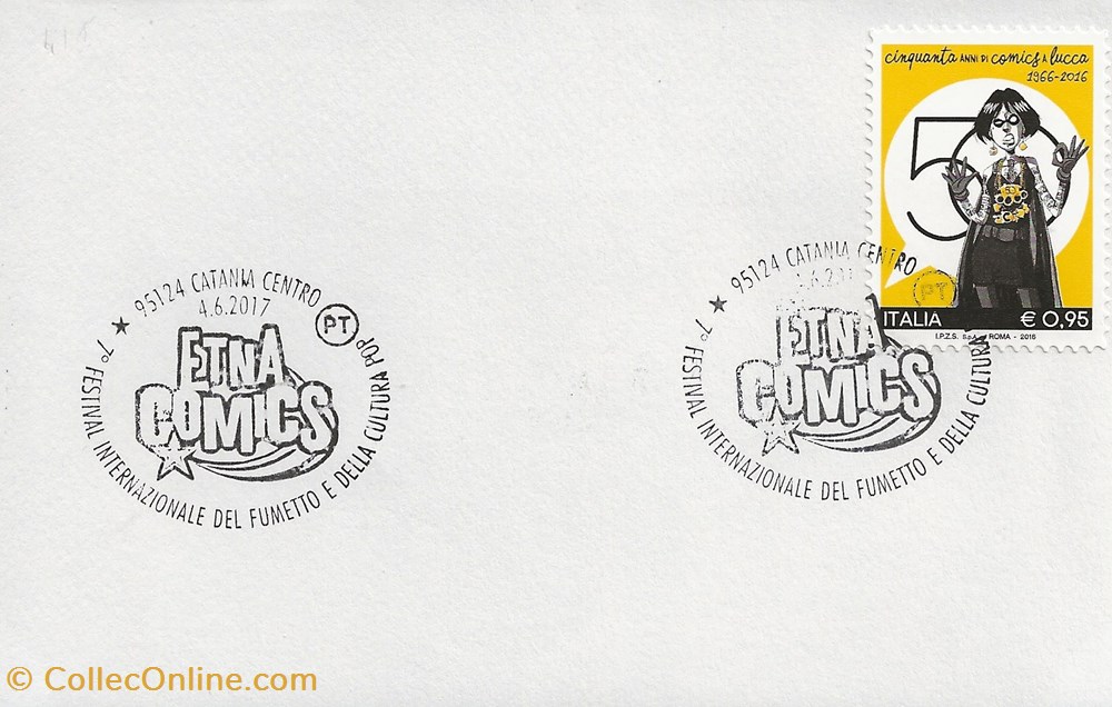 timbres catania italie 2017 7 festival internazionale del fumetto e della cultura pop