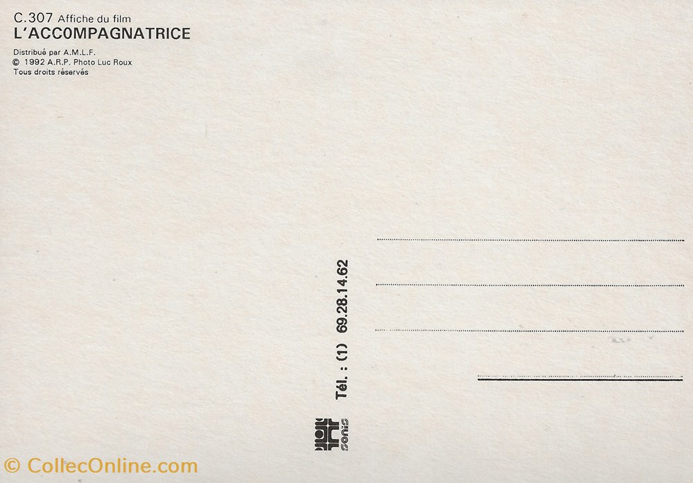 cartes postales autres l accompagnatrice