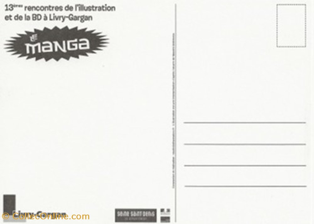 cartes postales bande dessinee livry gargan 93 2011