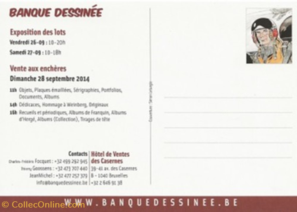 cartes postales bande banque dessinee 37