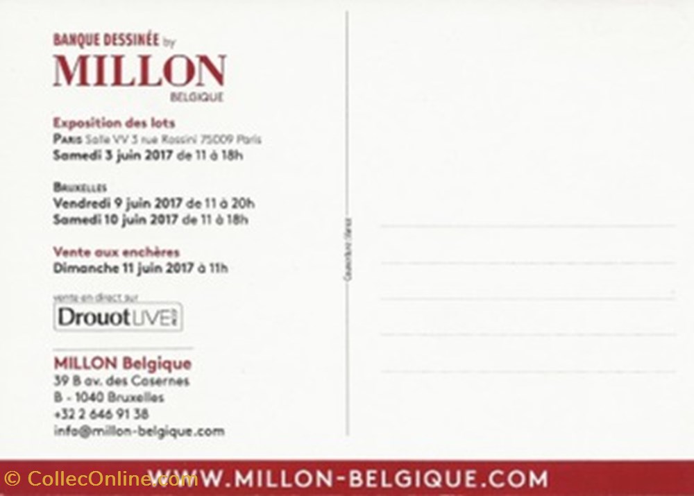 cartes postales bande banque dessinee 48 170611