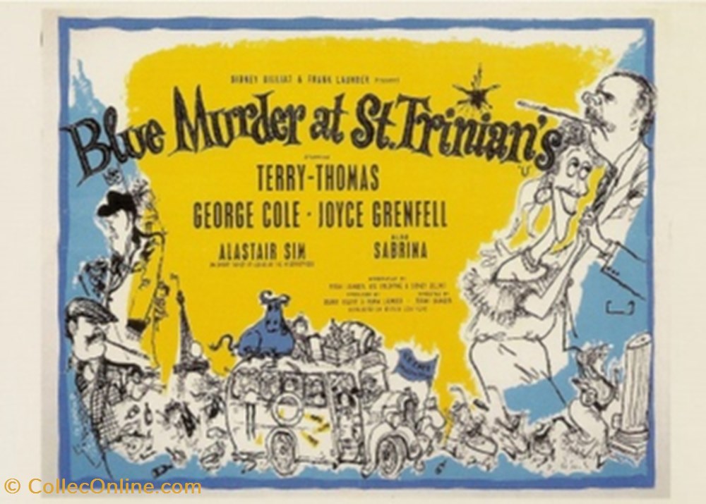 Blue murder at St. Trinian's cartes postales autres blue murder at st trinian s