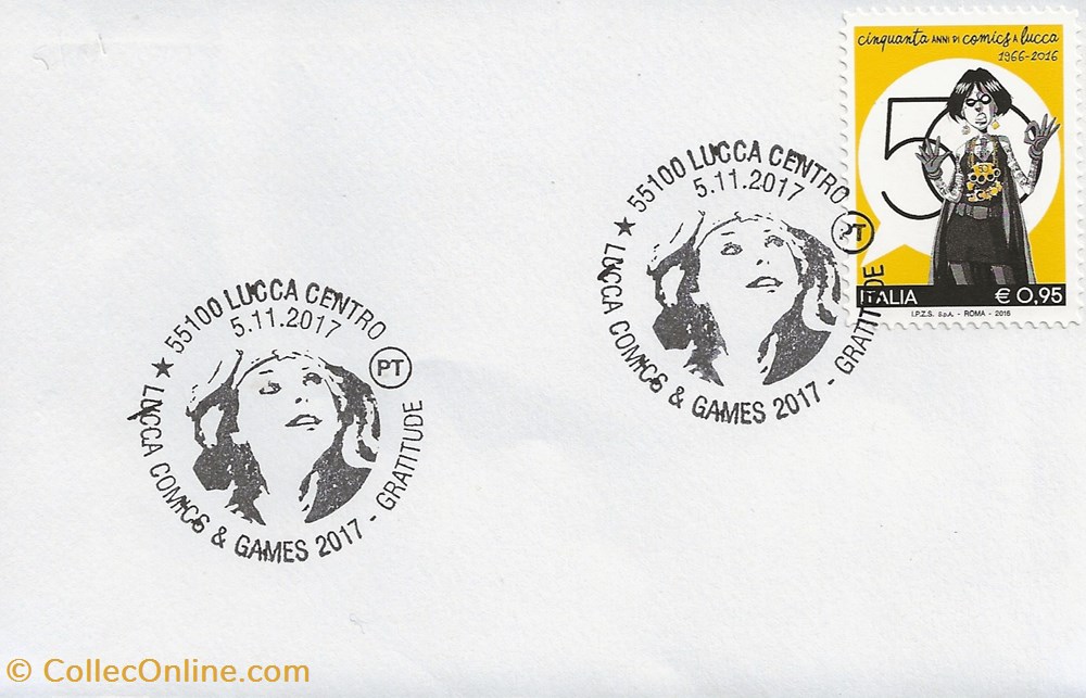 Lucca (Italie) 2017 Lucca comics & games timbres lucca italie 2017 lucca comics games