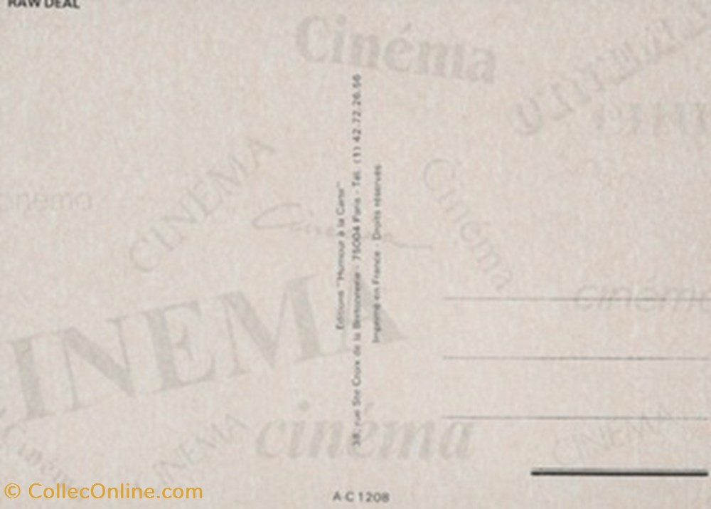Raw deal cartes postales autres raw deal