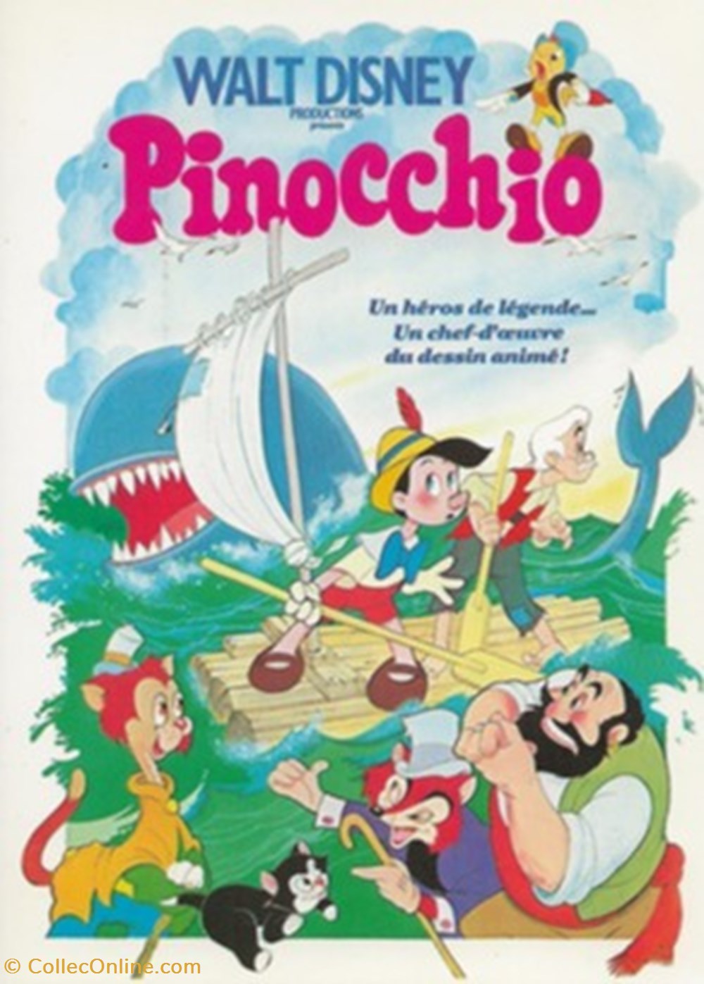 cartes postales autres pinocchio