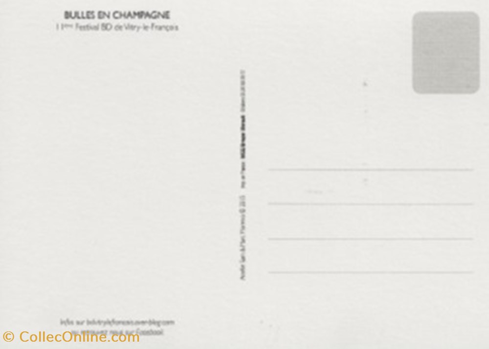 Vitry-le-François (51) 2015 cartes postales bande dessinee vitry le francois 51 2015