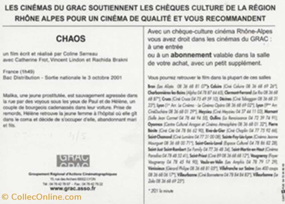cartes postales autres chaos