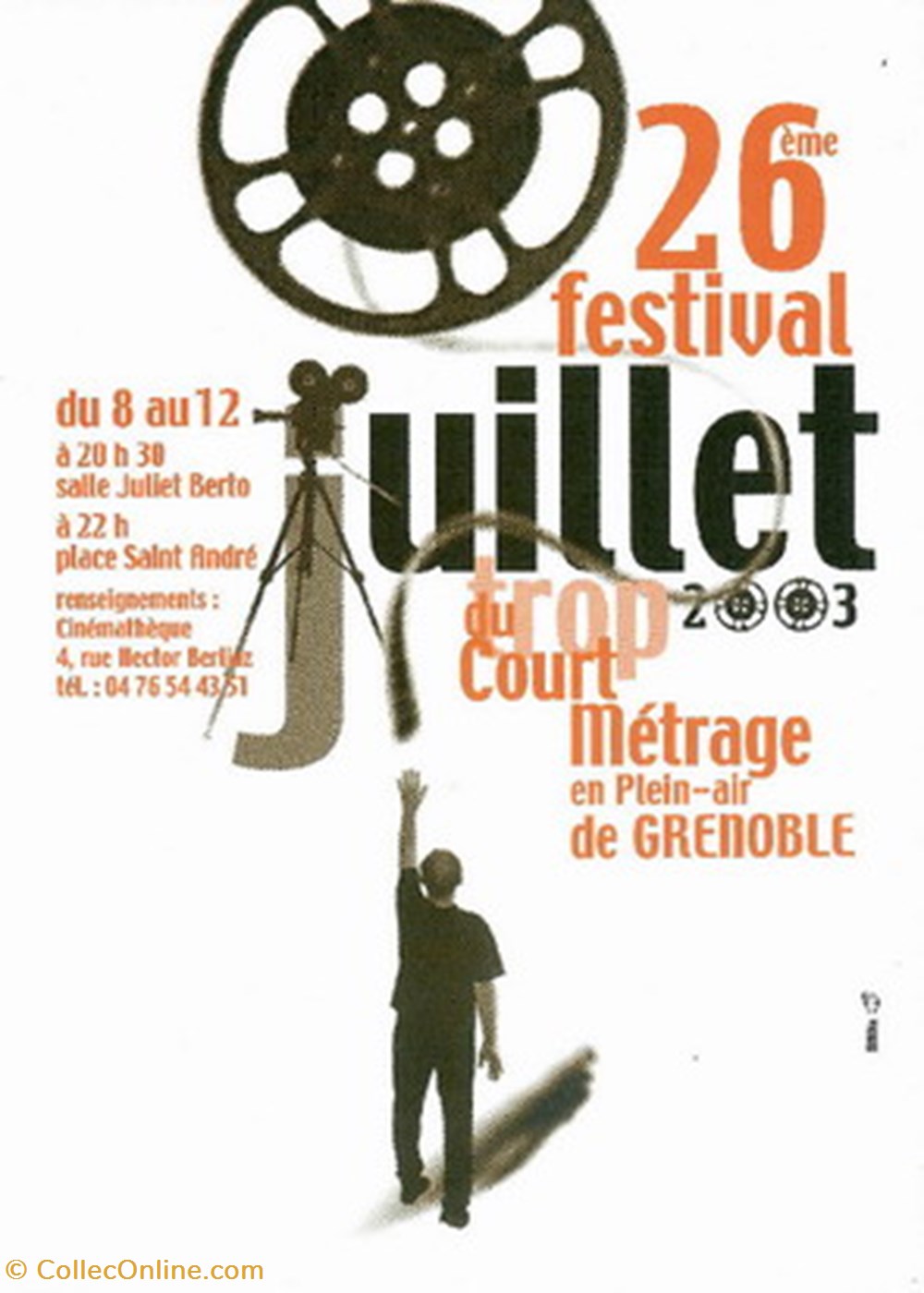 cartes postales autres grenoble festival du court metrage de plein air 2003