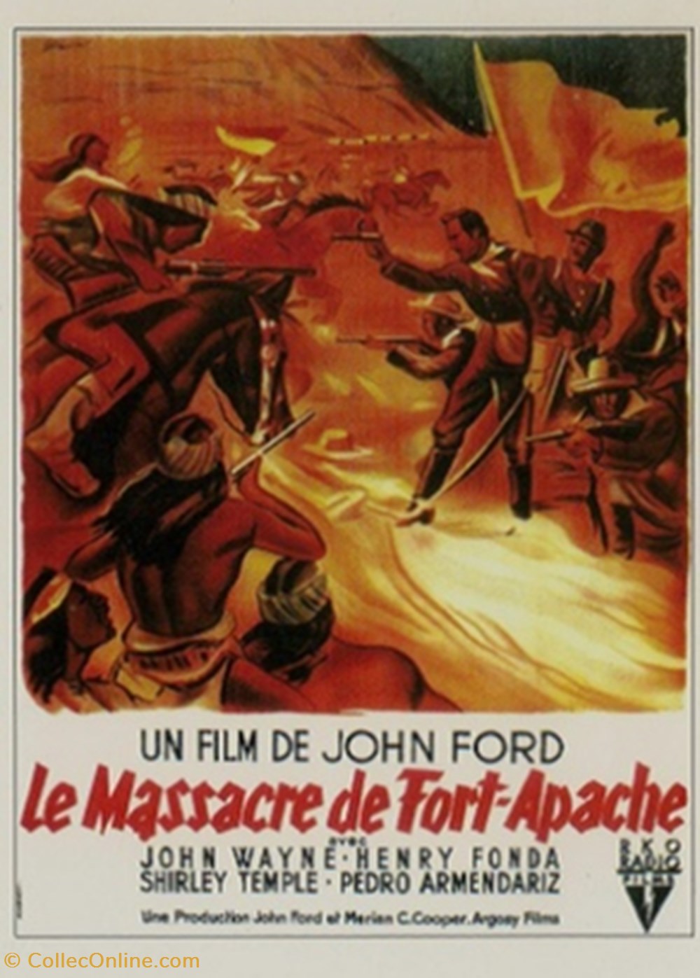 Le massacre de Fort-Apache cartes postales autres le massacre de fort apache
