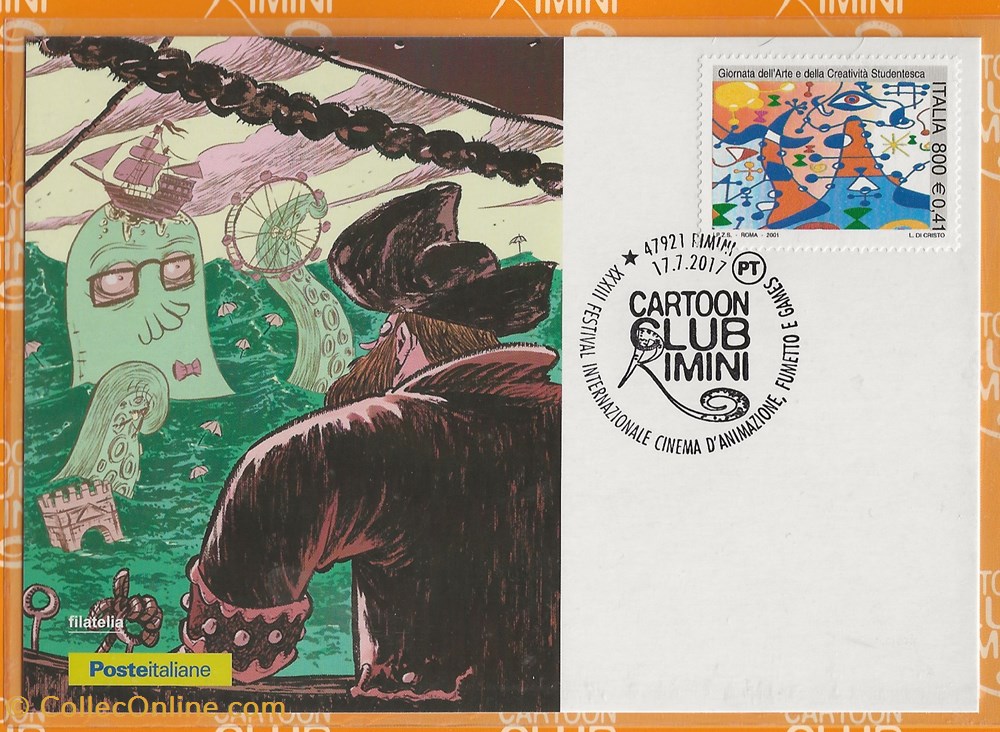 timbres rimini italie 2017 xxxiii festival internazionale cinema animazione fumetto e games