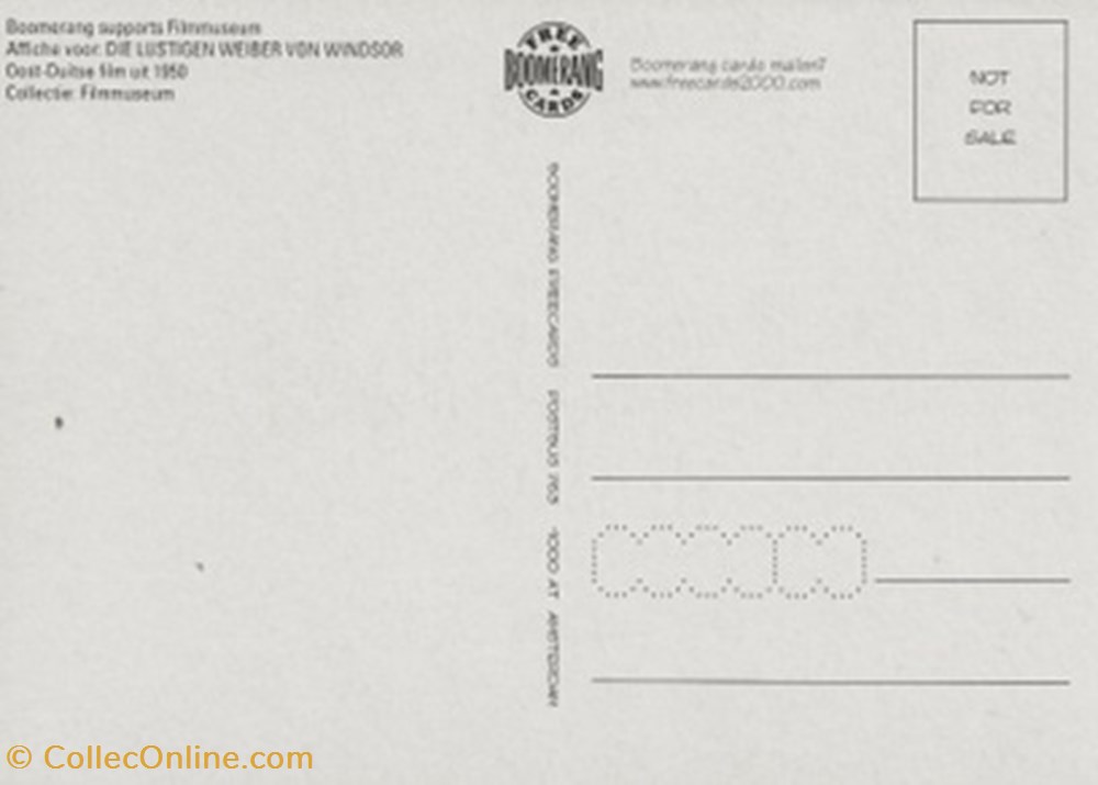 cartes postales autres die lustigen weiber von windsor