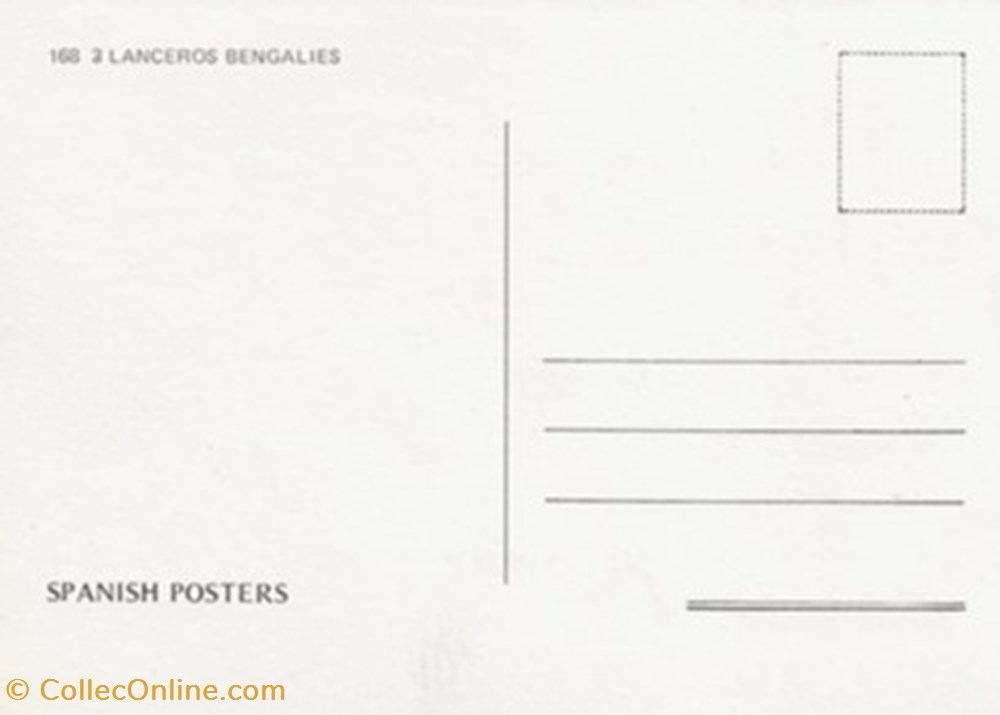 Tres lanceros bengalies cartes postales autres tres lanceros bengalies