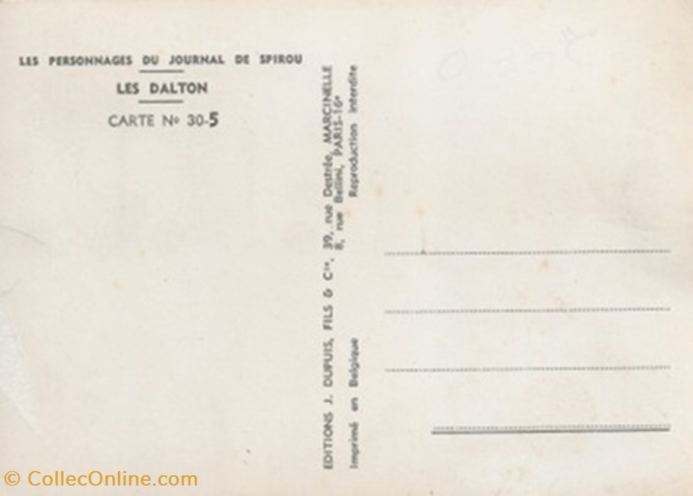 Lucky Luke cartes postales bande dessinee lucky luke