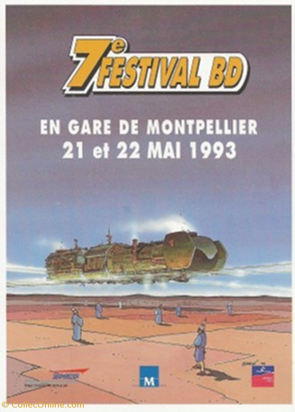 cartes postales bande dessinee montpellier 34 1993