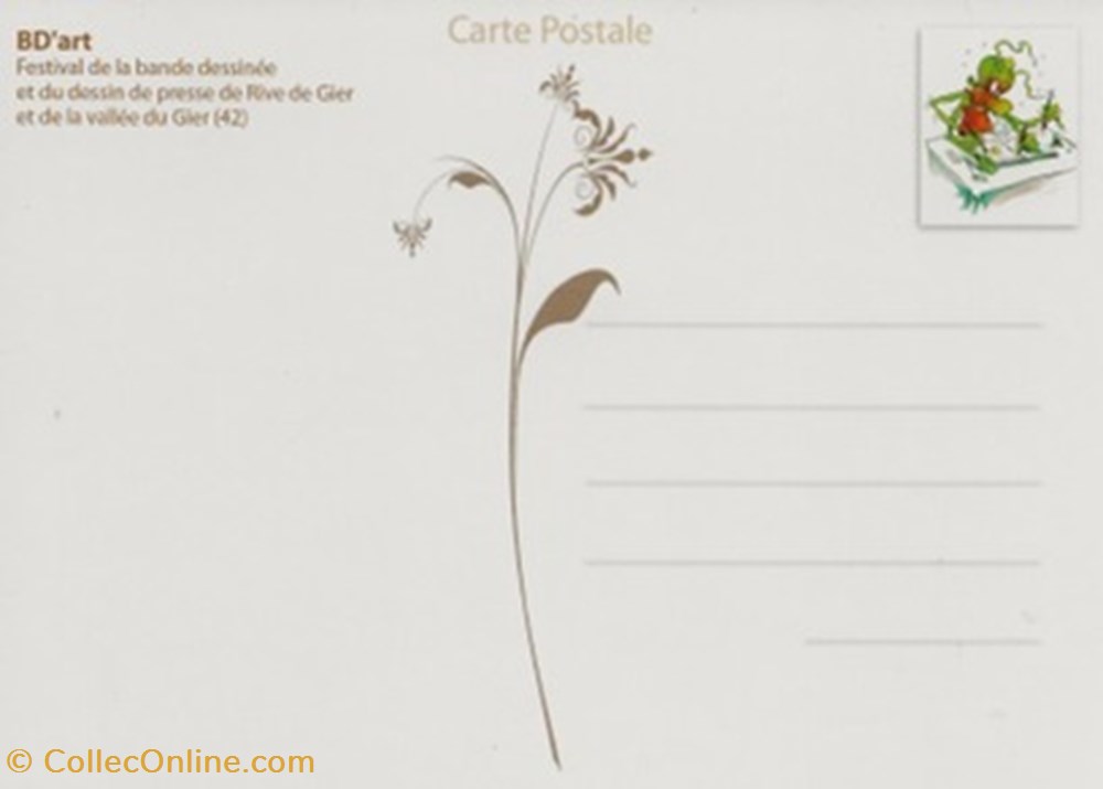 Rive de Gier (42) 2011 cartes postales bande dessinee rive de gier 42 2011