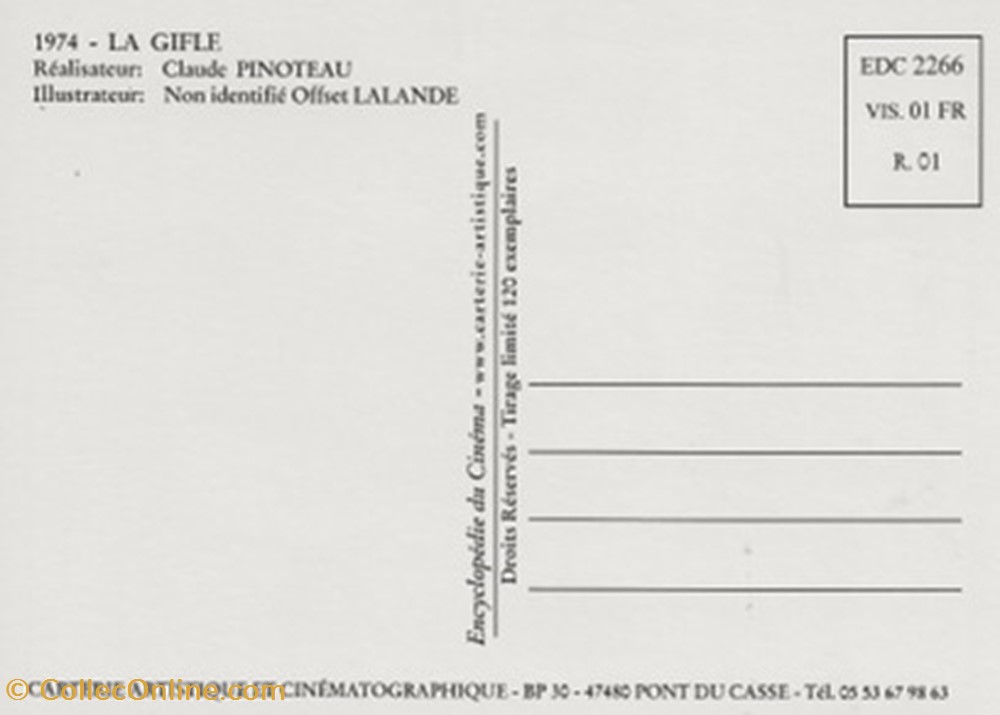 La gifle cartes postales autres la gifle