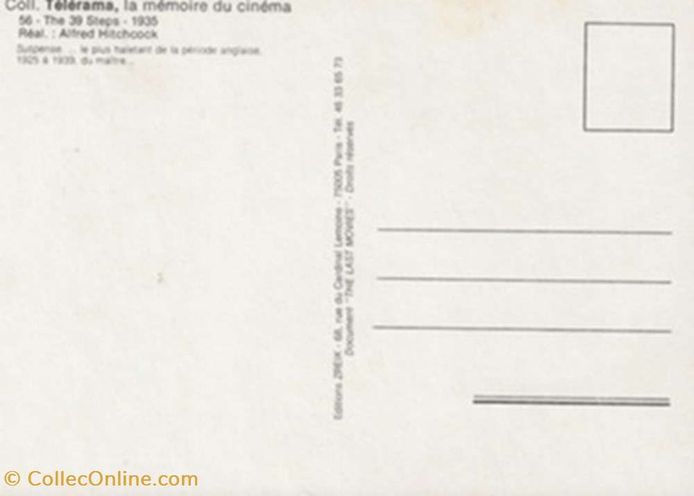cartes postales autres les 39 marches