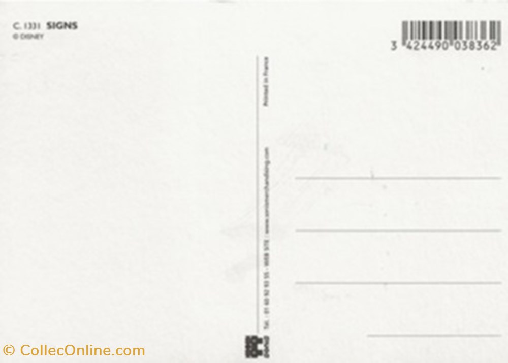 cartes postales autres signs
