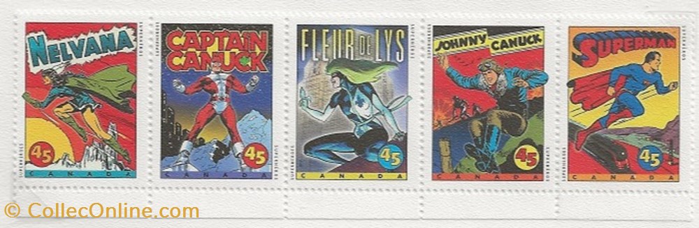 ZZZ - Canada 1995 Bande comics timbres zzz canada 1995 bande comics