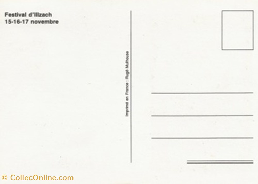 Illzach (68) 1991 cartes postales bande dessinee illzach 68 1991
