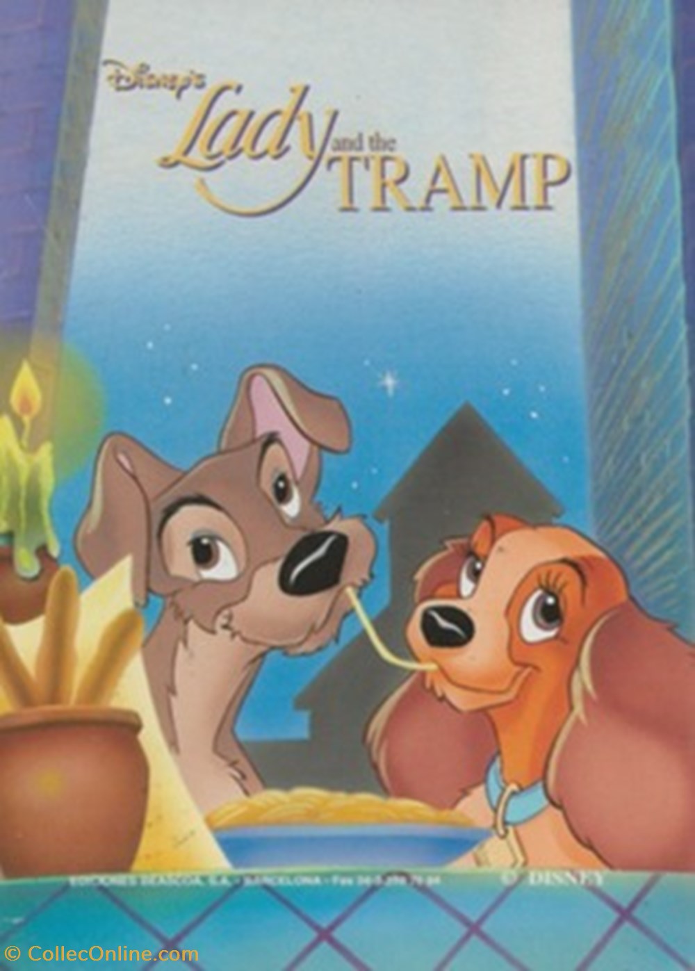 Lady and the tramp cartes postales autres lady and the tramp