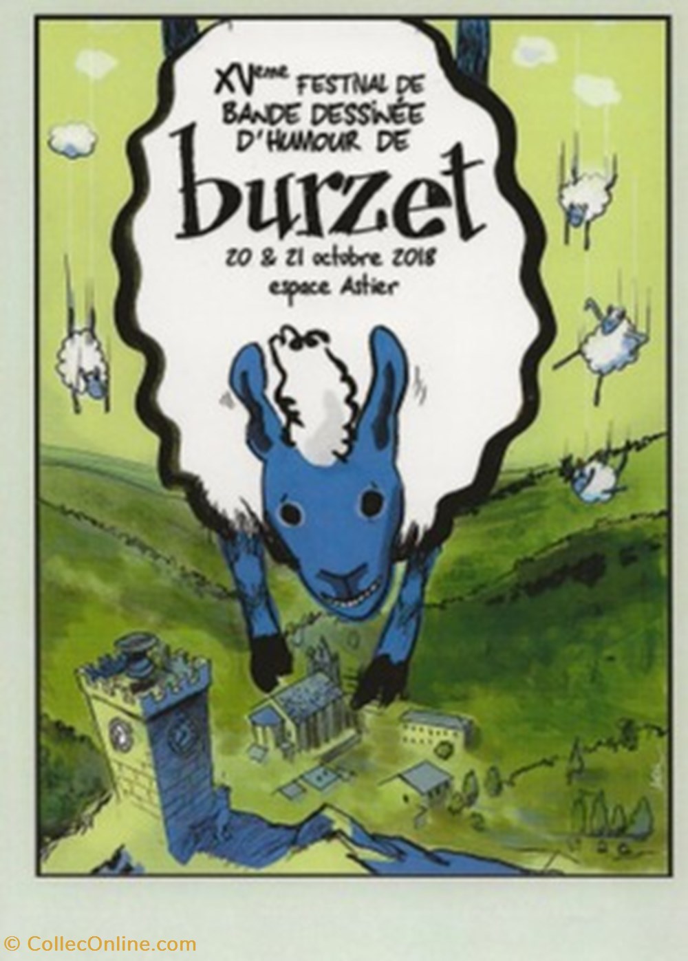 Burzet (07) 2018 cartes postales bande dessinee burzet 07 2018