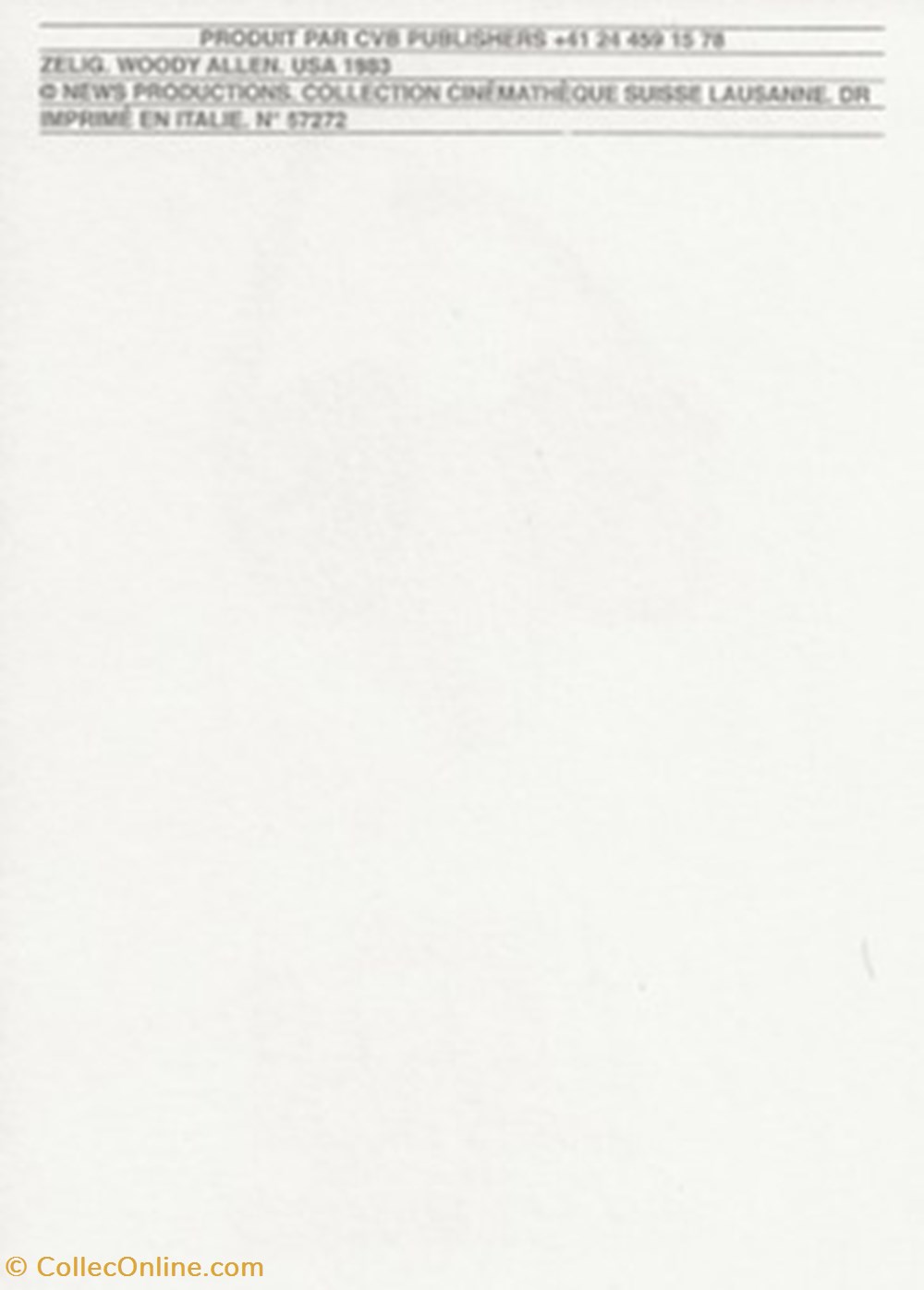 cartes postales autres zelig