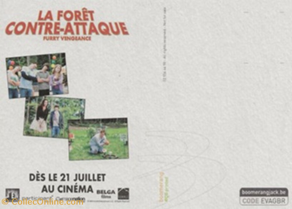 La forêt contre attaque cartes postales autres la foret contre attaque
