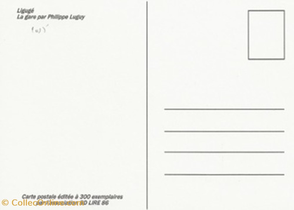cartes postales bande dessinee liguge 86 2015