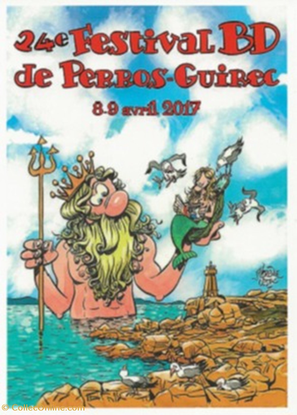 cartes postales bande dessinee perros guirrec 22 2017
