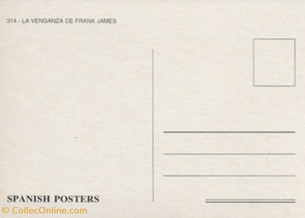 La venganza de Frank James cartes postales autres la venganza de frank james