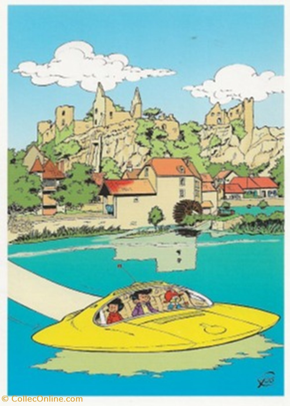 cartes postales bande dessinee liguge 86 2006