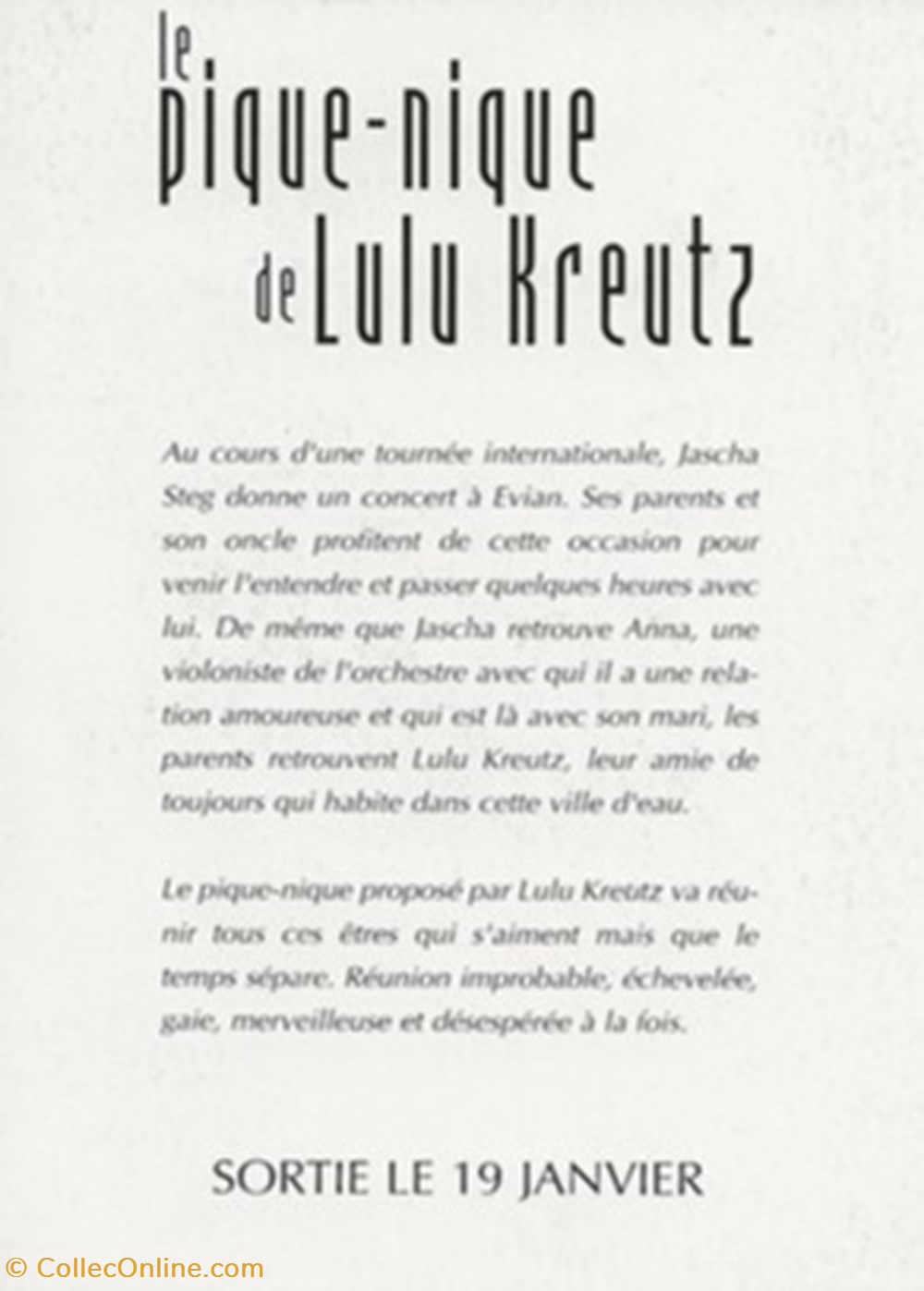 Le pique-nique de Lulu Kreutz cartes postales autres le pique nique de lulu kreutz
