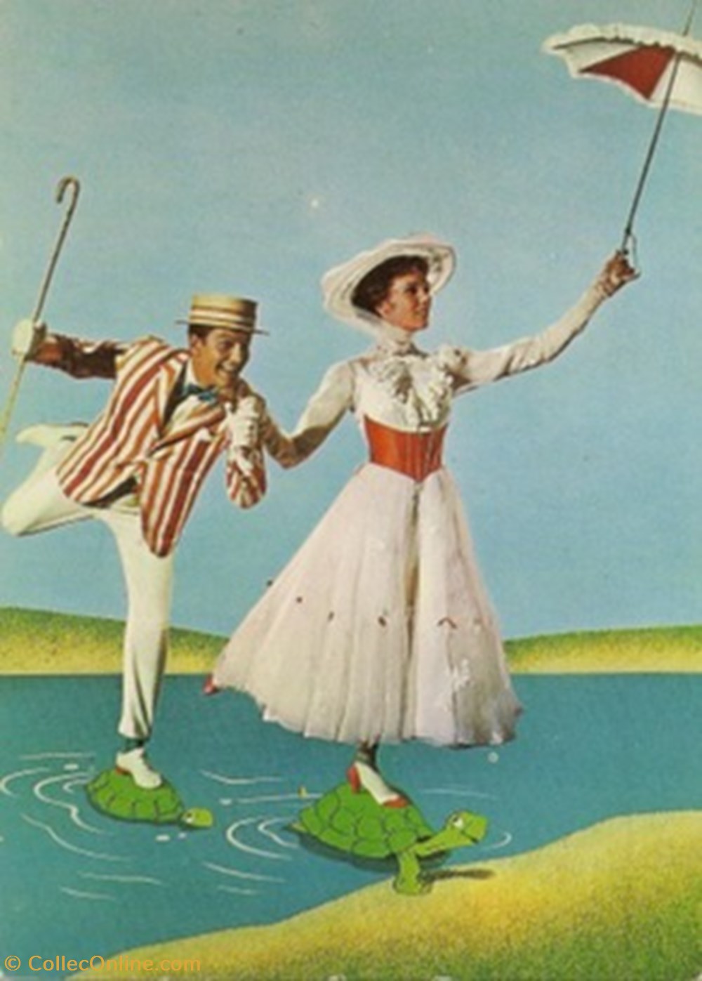 Mary Poppins 3 cartes postales autres mary poppins