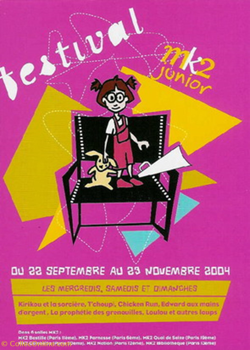 Paris Festival mk2 junior 2004 cartes postales autres paris festival mk2 junior 2004