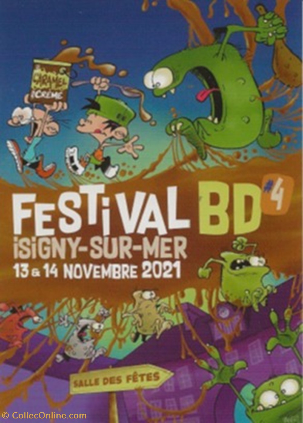 cartes postales bande dessinee isigny sur mer 14 2021 4eme festival bd