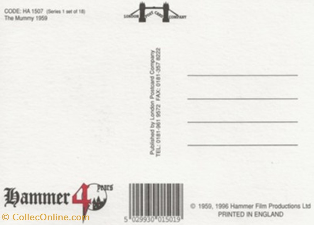cartes postales autres the mummy