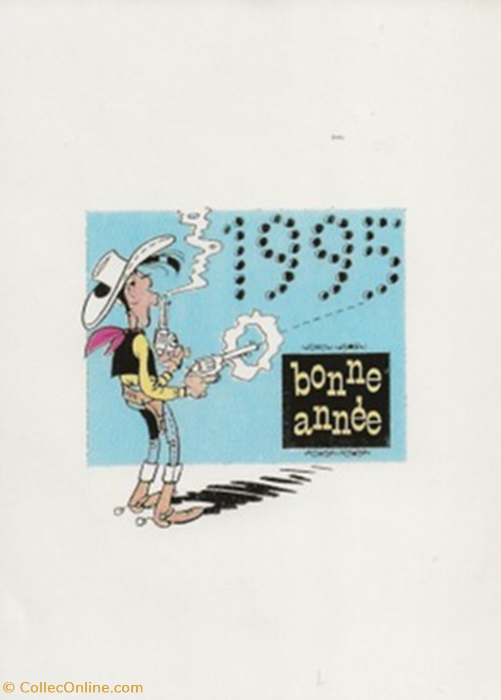 Lucky Luke cartes postales bande dessinee lucky luke