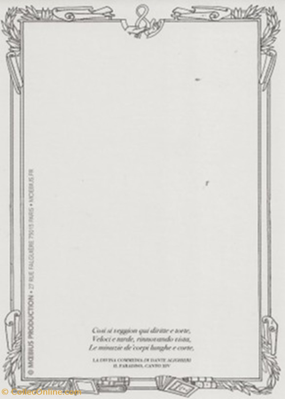 cartes postales bande dessinee paradiso