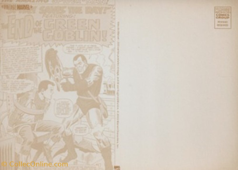 Marvel 2 cartes postales bande dessinee marvel