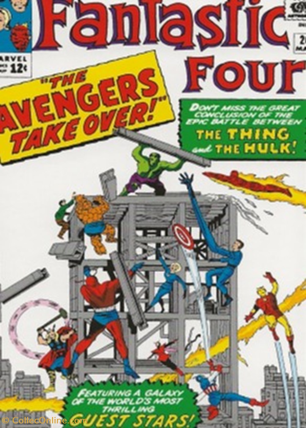 cartes postales bande dessinee marvel