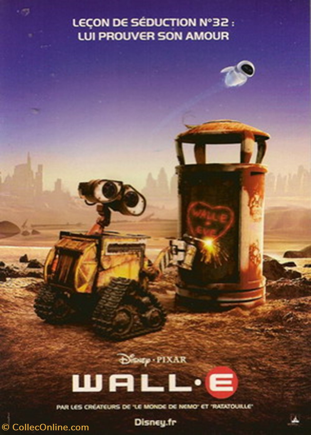 Wall E cartes postales autres wall e