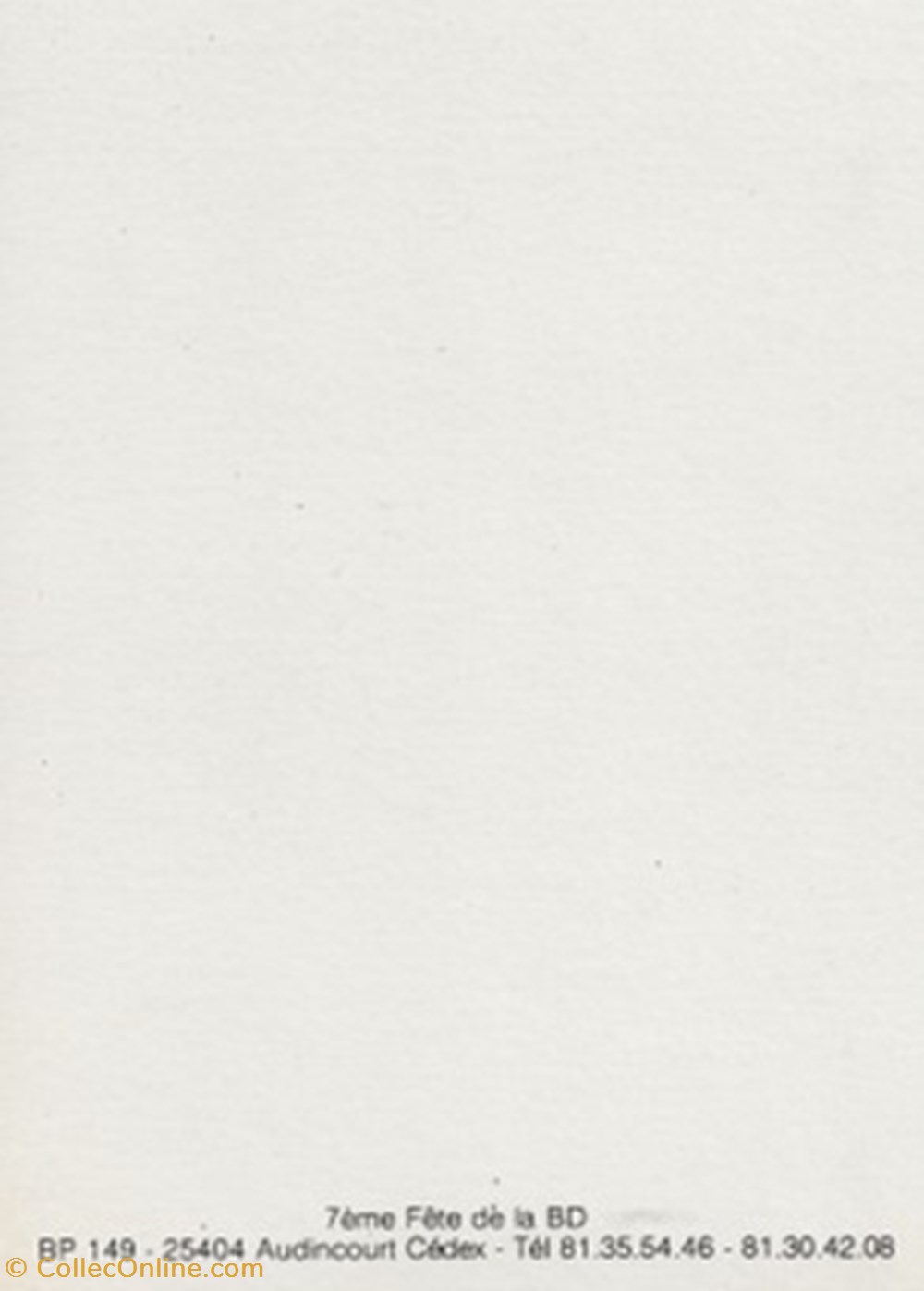 Audincourt (25) 1989 cartes postales bande dessinee audincourt 25 1989